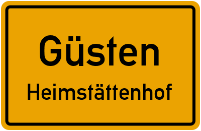 Straßenverzeichnis Güsten Heimstättenhof