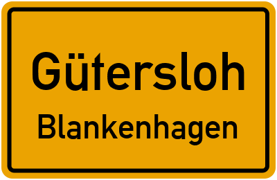Straßenverzeichnis Gütersloh Blankenhagen