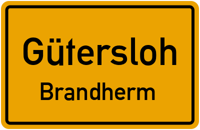 Straßenverzeichnis Gütersloh Brandherm