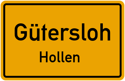 Straßenverzeichnis Gütersloh Hollen