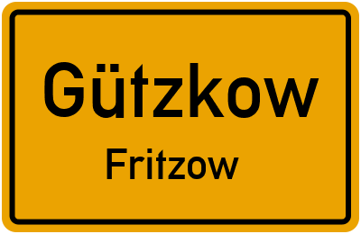 Straßenverzeichnis Gützkow Fritzow