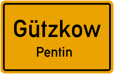 Straßenverzeichnis Gützkow Pentin