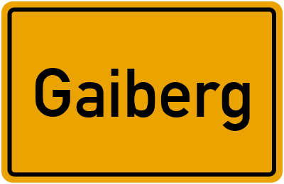 Branchenbuch Gaiberg, Baden-Württemberg