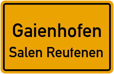 Straßenverzeichnis Gaienhofen Salen Reutenen