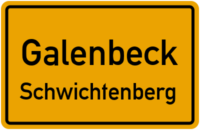 Straßenverzeichnis Galenbeck Schwichtenberg