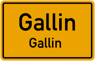 Straßenverzeichnis Gallin Gallin
