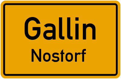 Straßenverzeichnis Gallin Nostorf
