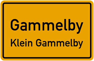 Straßenverzeichnis Gammelby Klein Gammelby