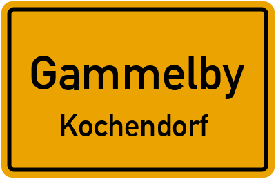 Straßenverzeichnis Gammelby Kochendorf