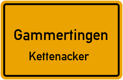 Straßenverzeichnis Gammertingen Kettenacker