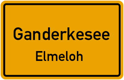 Straßenverzeichnis Ganderkesee Elmeloh