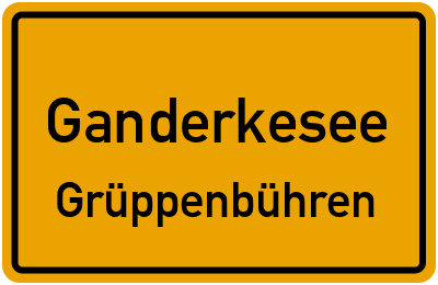 Straßenverzeichnis Ganderkesee Grüppenbühren