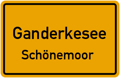 Straßenverzeichnis Ganderkesee Schönemoor