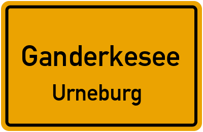 Straßenverzeichnis Ganderkesee Urneburg