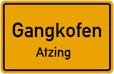 Straßenverzeichnis Gangkofen Atzing