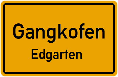 Straßenverzeichnis Gangkofen Edgarten