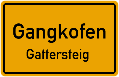 Straßenverzeichnis Gangkofen Gattersteig