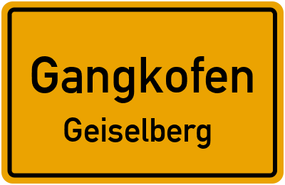 Straßenverzeichnis Gangkofen Geiselberg