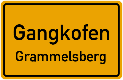 Ortsschild Gangkofen Grammelsberg