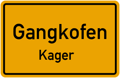 Straßenverzeichnis Gangkofen Kager