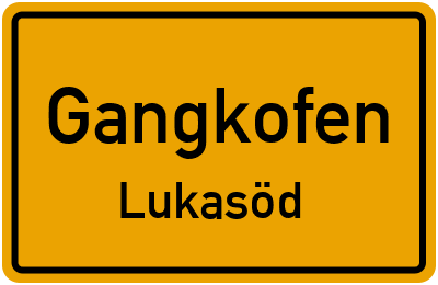 Straßenverzeichnis Gangkofen Lukasöd