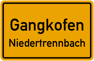 Straßenverzeichnis Gangkofen Niedertrennbach