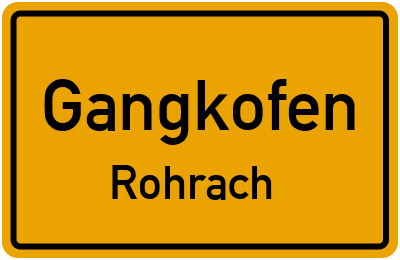 Straßenverzeichnis Gangkofen Rohrach