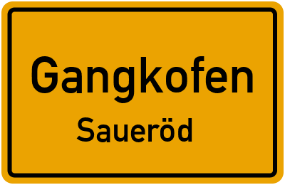 Straßenverzeichnis Gangkofen Saueröd