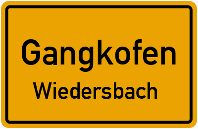 Straßenverzeichnis Gangkofen Wiedersbach