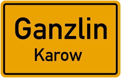Straßenverzeichnis Ganzlin Karow