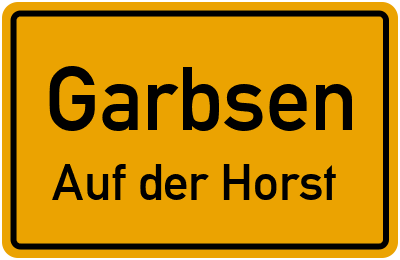 Straßenverzeichnis Garbsen Auf der Horst