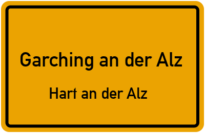 Straßenverzeichnis Garching an der Alz Hart an der Alz
