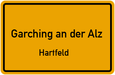 Straßenverzeichnis Garching an der Alz Hartfeld