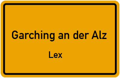 Straßenverzeichnis Garching an der Alz Lex