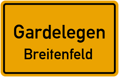 Straßenverzeichnis Gardelegen Breitenfeld