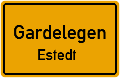 Straßenverzeichnis Gardelegen Estedt
