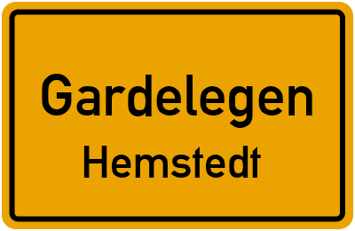 Straßenverzeichnis Gardelegen Hemstedt