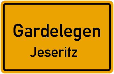 Straßenverzeichnis Gardelegen Jeseritz