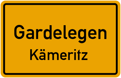 Straßenverzeichnis Gardelegen Kämeritz
