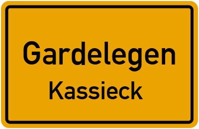 Straßenverzeichnis Gardelegen Kassieck
