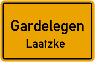 Straßenverzeichnis Gardelegen Laatzke