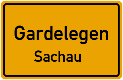 Straßenverzeichnis Gardelegen Sachau