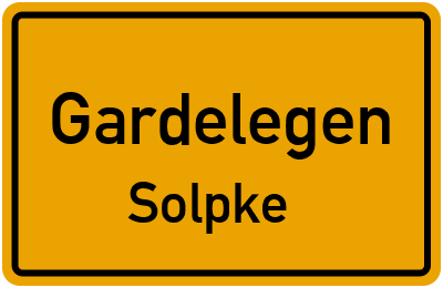 Straßenverzeichnis Gardelegen Solpke