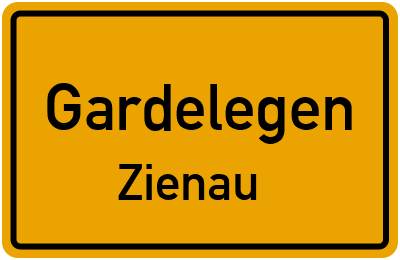 Straßenverzeichnis Gardelegen Zienau