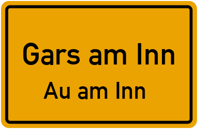Straßenverzeichnis Gars am Inn Au am Inn