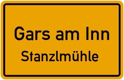 Straßenverzeichnis Gars am Inn Stanzlmühle