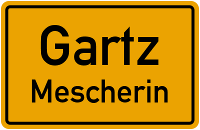 Straßenverzeichnis Gartz Mescherin