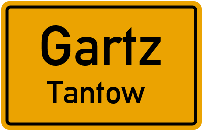 Straßenverzeichnis Gartz Tantow