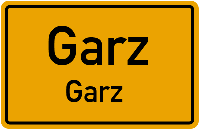 Straßenverzeichnis Garz Garz