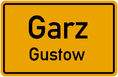 Straßenverzeichnis Garz Gustow